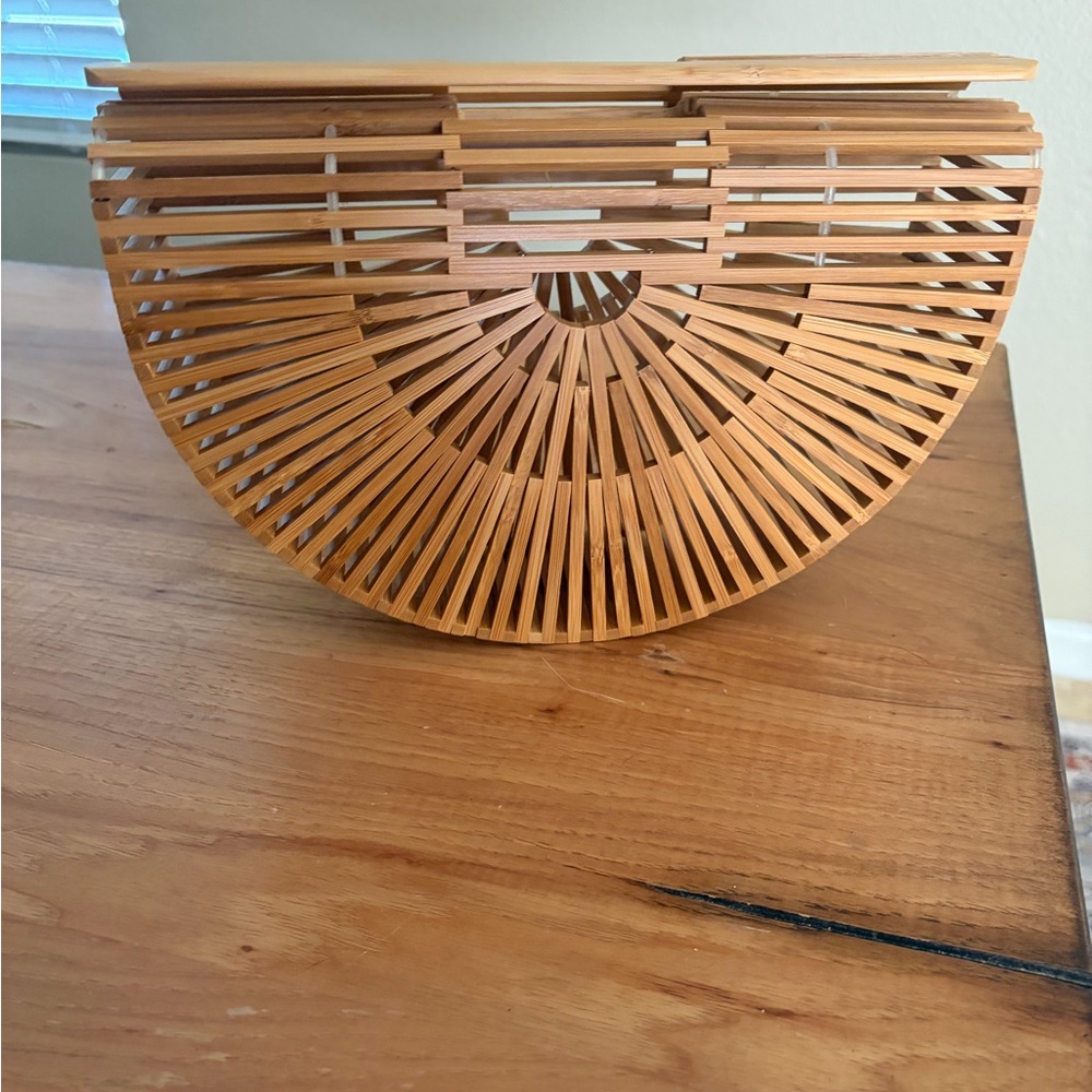 Bamboo Half-Moon Handbag - Picture 5 of 9